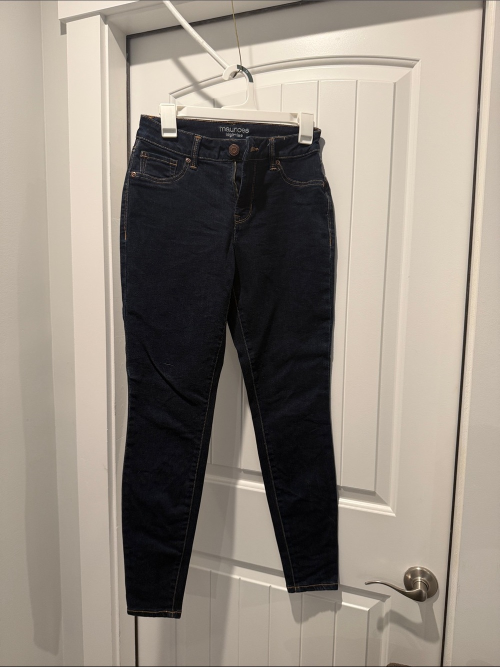Maurices Dark Navy High-Rise Skinny Jeans for Women